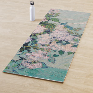 White Roses-1890-Vincent van Gogh   Yoga Mat