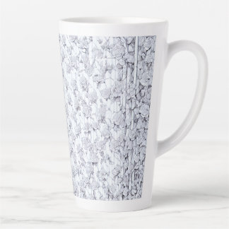 White Roses A Latte Mug