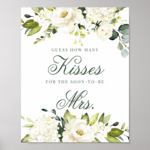 White Roses How Many Kisses Sign