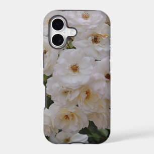 White Roses in Bloom Phone Case