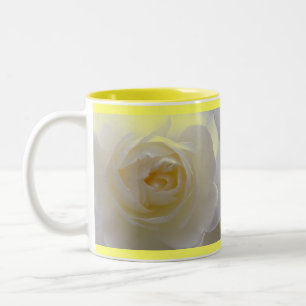 White Roses Mug Coffee Cup Beautiful Rose Decor