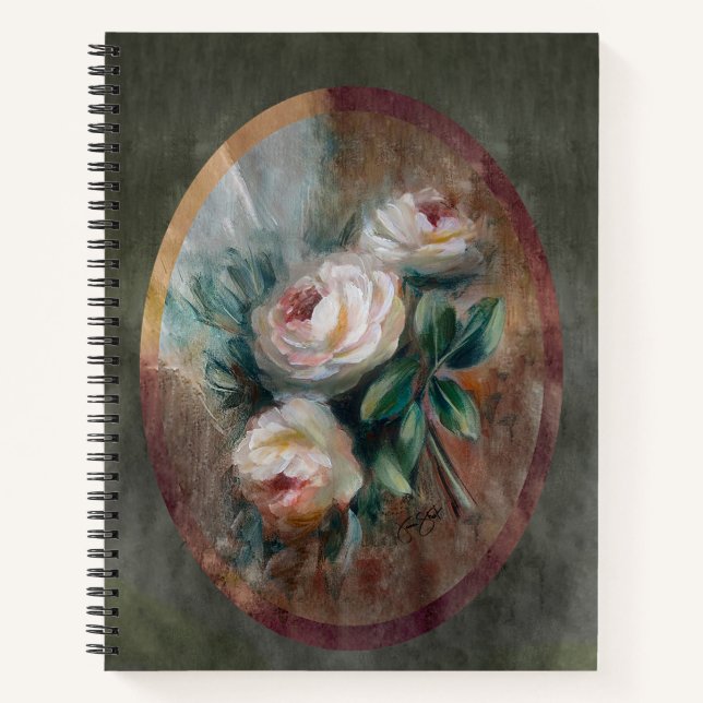 White Roses Notebook (Front)