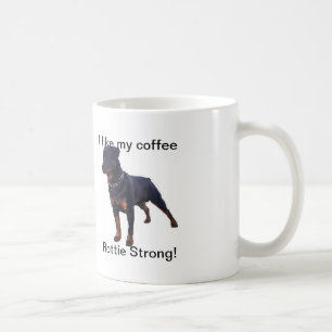 White Rottweiler Mug