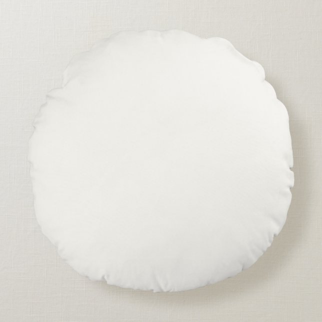 White Round Cushion (Front)