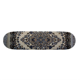 white rug skateboard