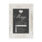 White Rustic Frame Chalk Wedding RSVP Card 2