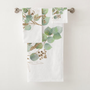 WHITE SAGE EUCALYPTUS BATHROOM TOWEL SET
