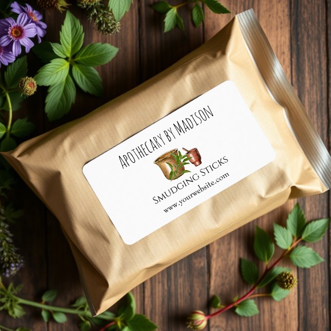 White | Sage Smudge Sticks Product Labels (Creator Uploaded)