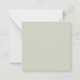 White Sage Solid Colour Card