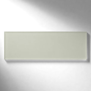 White Sage Solid Colour Name Tag