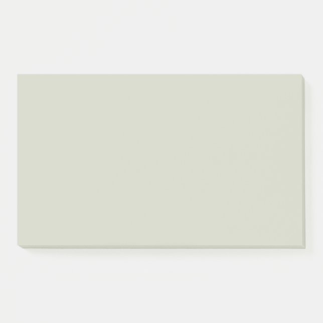 White Sage Solid Colour Post-it Notes (Front)