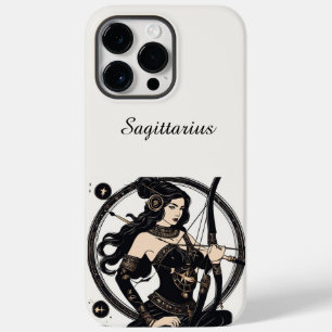 White Sagittarius Zodiac Sign iPhone / iPad case