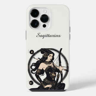 White Sagittarius Zodiac Sign iPhone / iPad case