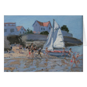 White sailboat Palais sur Mer France