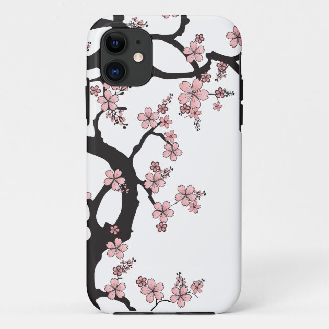 White Sakura - Japanese Design iPhone 5 case (Back)