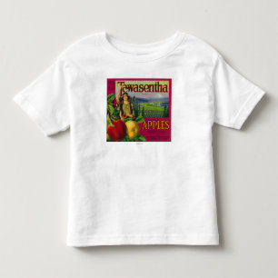 White Salmon, Washington - Tawasentha Apple Labe Toddler T-Shirt