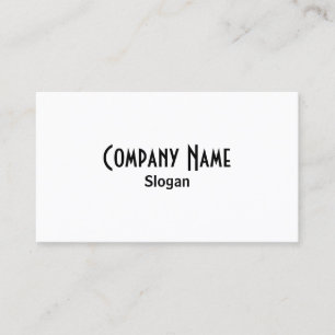 White Salt & Black Pepper Business Card