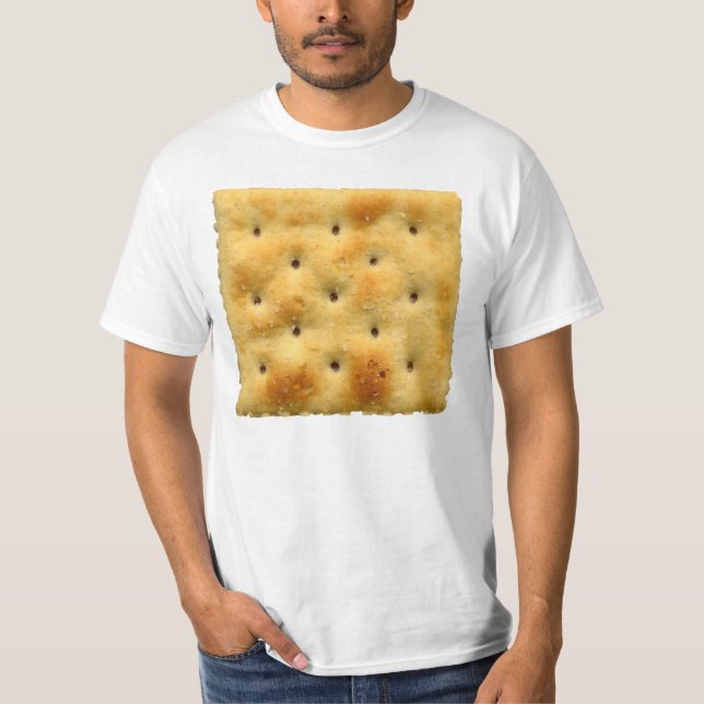 White Saltine Soda Crackers T-Shirt (Front)