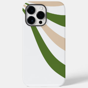 White, Sand and Palm Green Wave Case-Mate iPhone 14 Pro Max Case