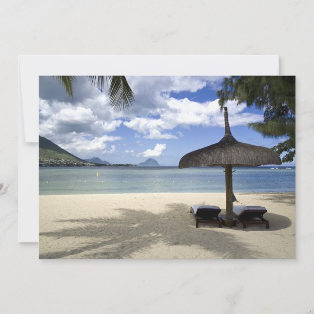 White Sand Beach and Umbrella (Front)