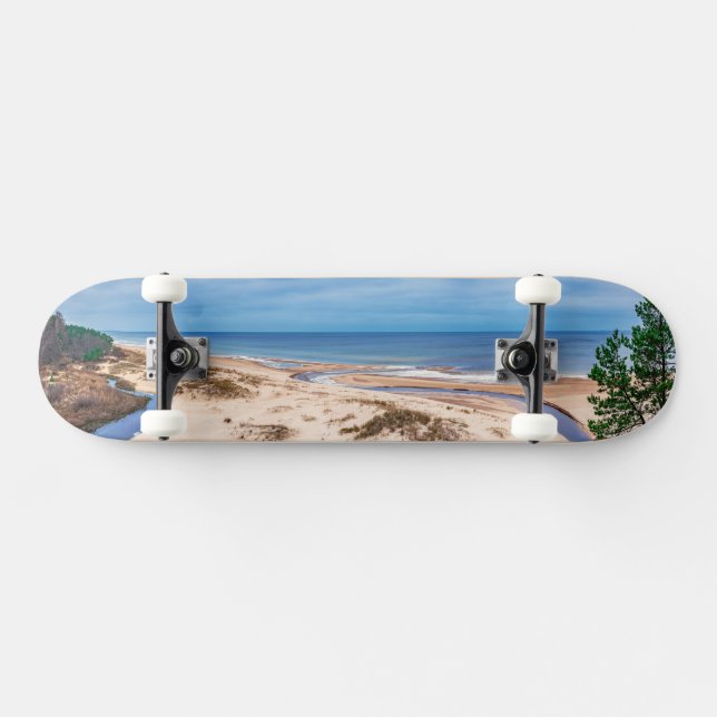 White sand beach near Baltic sea in Latvia Skateboard (Horz)