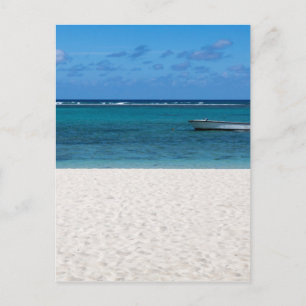 White sand beach of Flic en Flac Mauritius overloo Postcard