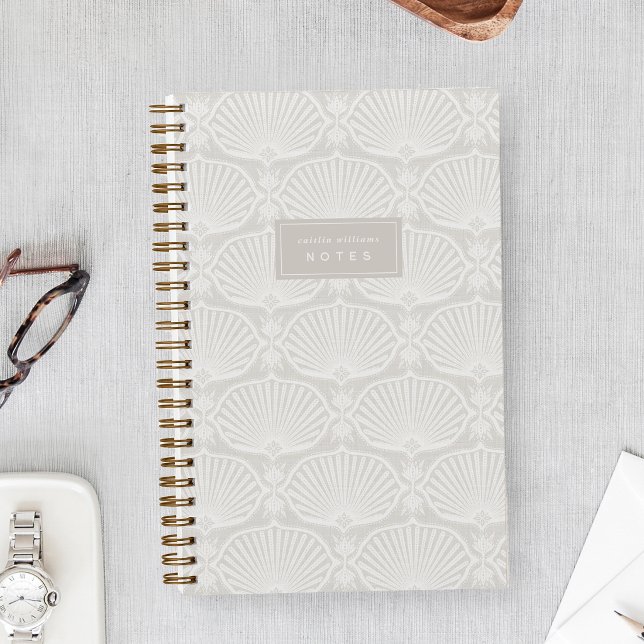 White Sand Beige | Deco Fans Personalized Notebook (Creator Uploaded)
