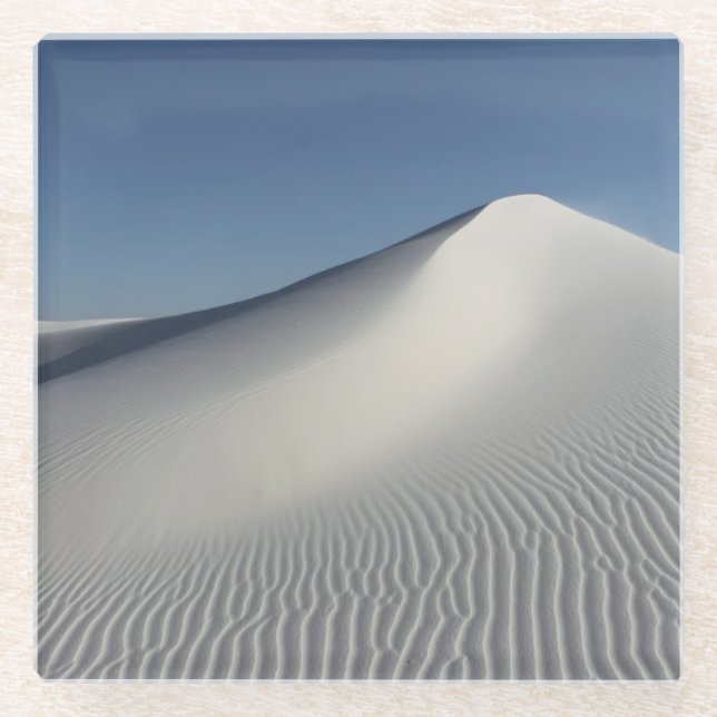 White Sands Glass Coaster (Front)