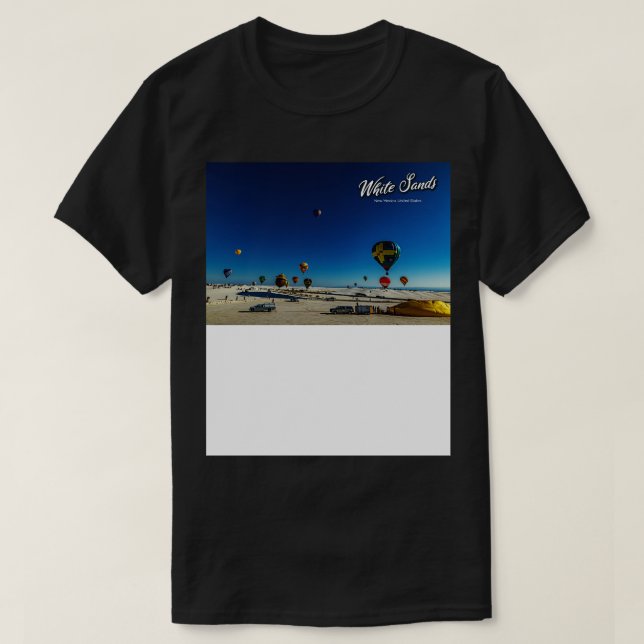 White Sands Hot Air Balloon Invitational  8 T-Shirt (Design Front)