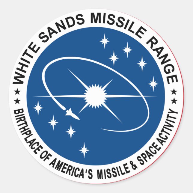 White Sands Missile Range Classic Round Sticker (Front)