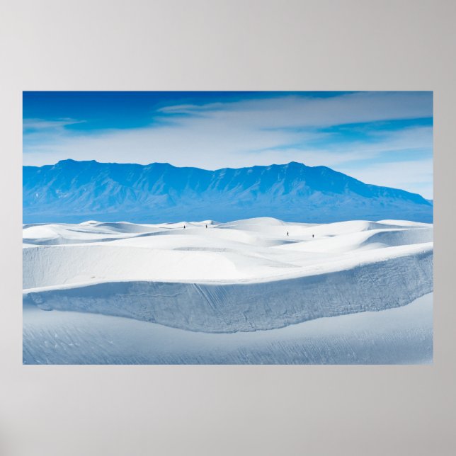 White Sands Mountains Poster (Front)