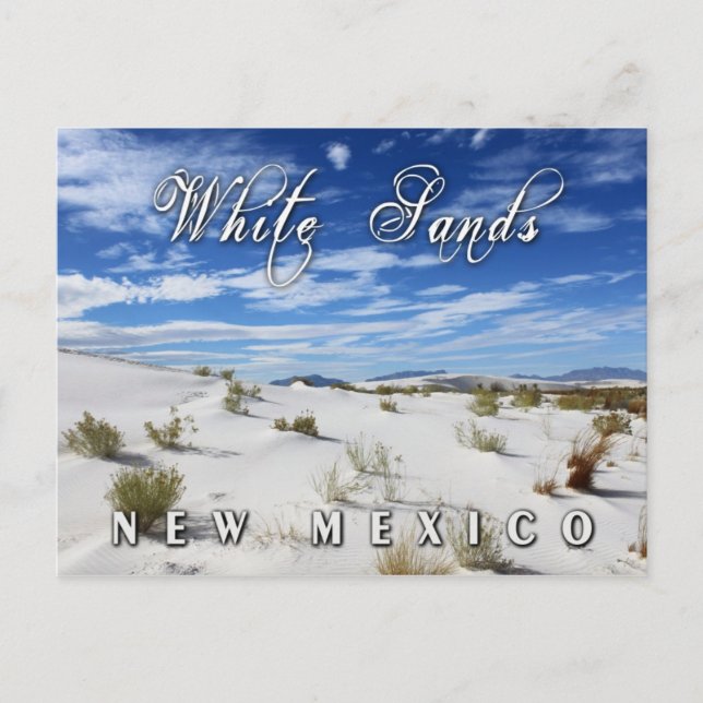 White Sands National Monument, New Mexico Postcard (Front)