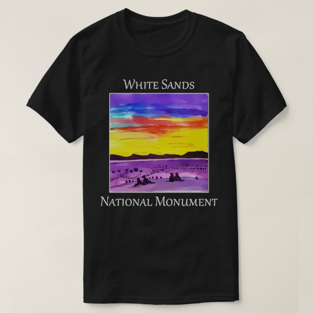 White Sands National Monument T-Shirt (Design Front)