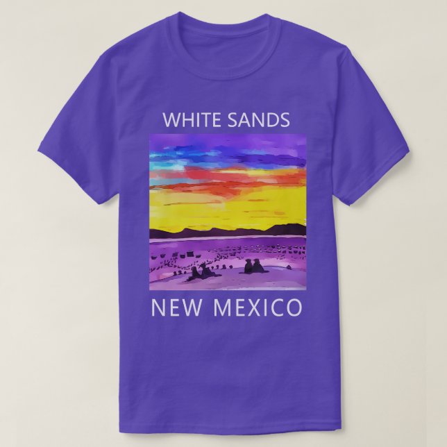 White Sands National Monument WelshDesigns T-Shirt (Design Front)
