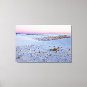 White Sands National Park at Sunset Canvas Print