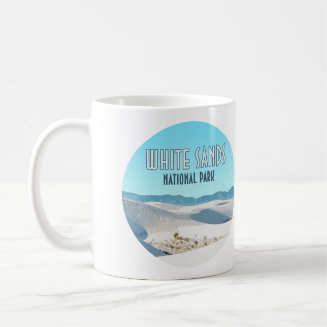 White Sands National Park New Mexico Coffee Mug (Left)
