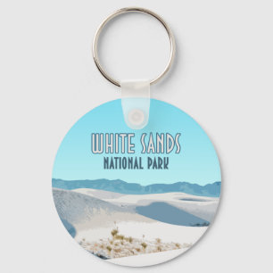 White Sands National Park New Mexico Key Ring