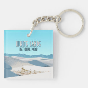 White Sands National Park New Mexico Key Ring