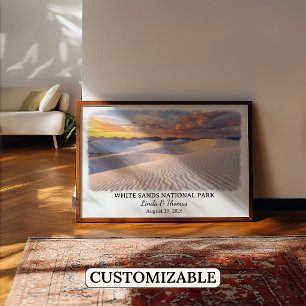 White Sands National Park New Mexico Poster