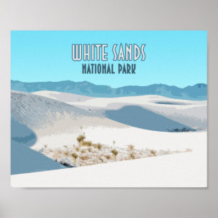 White Sands National Park New Mexico Poster