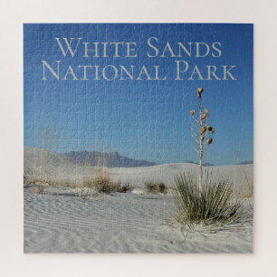 White Sands National Park, New Mexico Square Jigsaw Puzzle