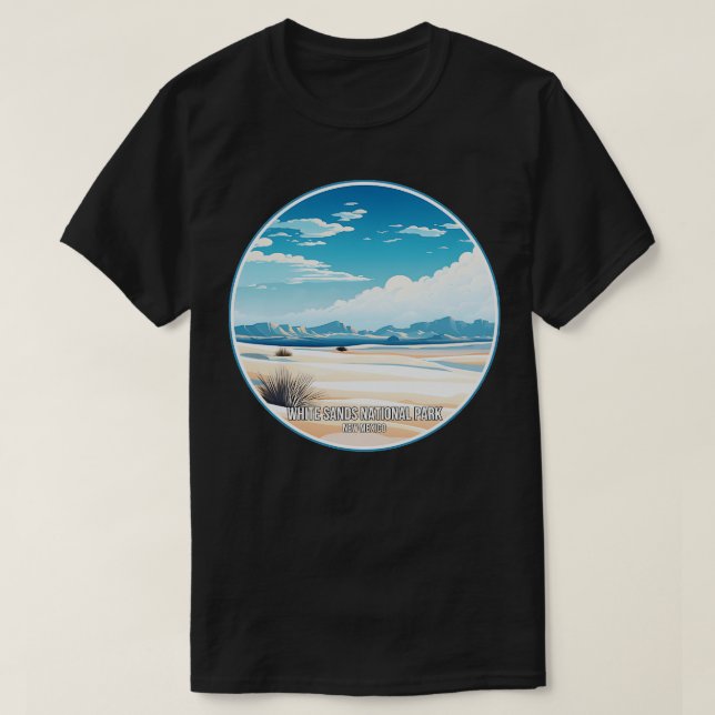 White Sands National Park New Mexico T-Shirt (Design Front)