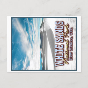WHITE SANDS NATIONAL PARK - NEW MEXICO USA POSTCARD