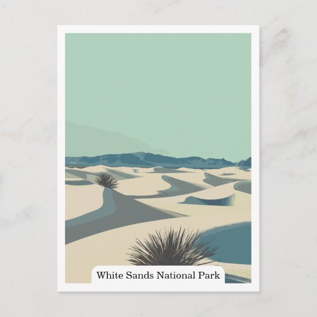 White Sands National Park, New Mexico USA Postcard (Front)