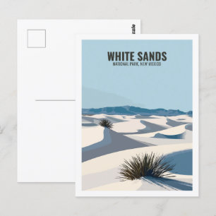 White Sands National Park New Mexico USA  Postcard