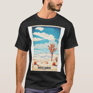 White Sands National Park New Mexico USA Vintage T T-Shirt