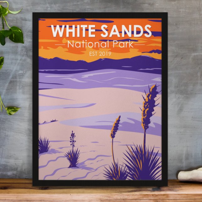 White Sands National Park New Mexico Vintage Poster (Creator Uploaded)