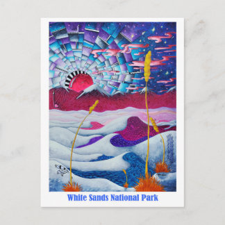 White Sands National Park NM Travel Postcard
