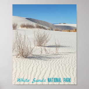White Sands National Park Poster