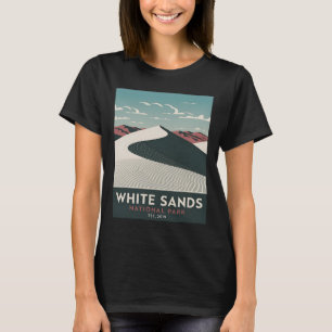 White Sands National Park Vintage Camping Hiking M T-Shirt